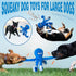 LEGEND SANDY Dog Toys for Aggressive Chewers - Large Interactive Squeaky Tug of War Dog Toy, Crinkle Dog Toy