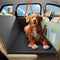 oneisall Back Seat Dog Cover for Car 52X22in, Hard Bottom Dog Car