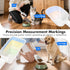 2 PACK,2 Food Scoop Cup Capacity Dog Food Scoop With Measuring Lines For Dog, Puppy and Cat Coffee Bean Scoop, Flour