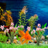 Abaodam 2Pcs Aquarium Landscaping Accessory - Realistic Fake Plants for Fish Tank Decor