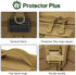 Pack Backpack Protector Plus Tactical Sling Bag Military MOLLE Crossbody Chest Shoulder (Patch Included) | Chest
