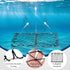 Subtoy 1 Pack/2 Pack Crab Trap, Castable Crabbing Net with Bait Clip Foldable Crab Snare with Red Gauge & Bait Clip