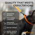 COLLAR Evolutor Extra Heavy Duty Dog Leash, 4 Ft, Orange, for Large, Medium, and Small Dogs