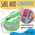 Pack Cuddlissimo! Pet Sling Carrier - Small Dog Puppy Cat Carrying Bag Purse Pouch - For Pooch Doggy Doggie Yorkie