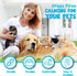 Dog Shower Attachment Glove, Pet Washing Brush Sprayer Bath Scrubber with Towel for Indoor and Outdoor Bathing