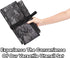Grippi Hanging Camping Utensil Organizer, Compact Waterproof Bag for Outdoor Cooking - Set of 1 (Black)