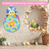 Set 12 Yquqwn Easter Chicken Dart Board Game with Sticky Balls, Easter Basket Stuffers Eggs Filled Gifts for Kids