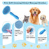 Generic 7PCS Dog Grooming Brush Kit for Shedding and Matted Fur, Self-Cleaning Slicker Brush with Undercoat Rake, Flea