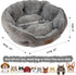 Small Dog Bed for Small Dogs, Cat Beds for Indoor Cats, Extra Soft & Machine Washable with Anti-Slip Bottom, Grey, 20