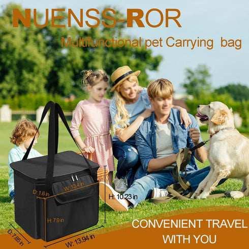 NUENSS-ROR Carrying Bag for Dog Grooming Vacuum, Portable Outdoor Pet Hair Vacuum Travel Carrier Case Bag Compatible