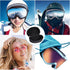 PATIKIL Hard Ski Goggle Case, Shockproof EVA Sports Glasses Box for Snowboard Goggles