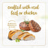 Pack (Pack 24) 3 Oz. Purina Fancy Feast Chicken and Beef Classic Pate Collection Grain Free Wet Cat Food Variety