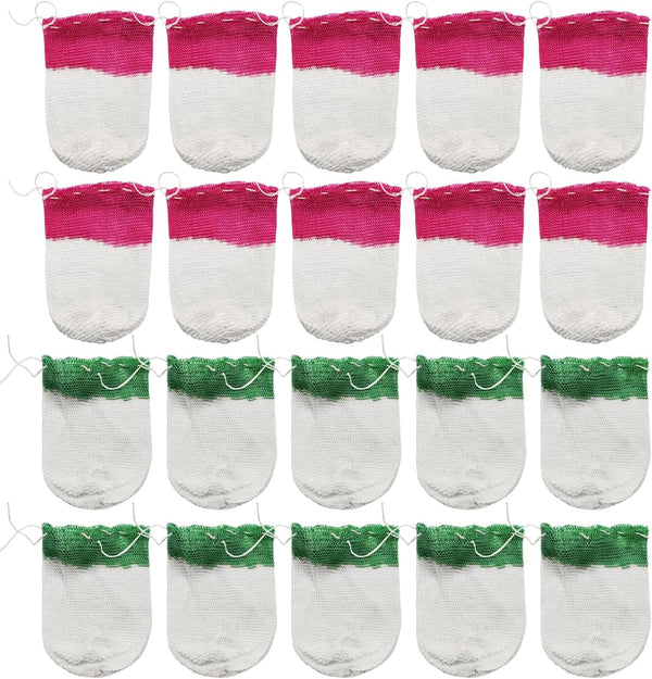 Aoserge 20 Pack Propane Lantern Mantles - Premium Nylon U-Shaped Replacement Mantles for