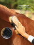7 Set Harrison Howard Horse Grooming Kit, Piece Horse Brush with Curry Comb, Hoof Pick, Sweat Scraper & Bag Brown