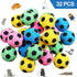 Skylety 32 Pieces Cat Soccer Balls, Foam Sponge Football Interactive Toy Sports Ball for Kittens