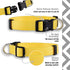 Native Pup Basic Nylon Dog Collar, Adjustable for Small Medium Large Pets, Cute Colors for Boys and Girls (Medium,