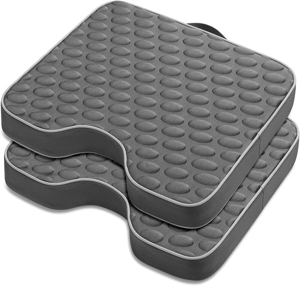 JDITVYHANO Stadium Seat Cushions 2 Pack - Portable Bleacher Cushions with 2.5-Inch Extra