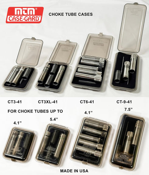 CT3-41 MTM Choke Tube Case Small, USA Made, Clear Smoke