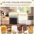 Acellegic 2 Pack 10 Lbs 2 Airtight Dog Food Storage Container Pet Dog Cat Food Storage Bin with Measuring and Scoops
