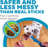 Outward Hound Dogwood Durable Chew Toys, Real Wood & Teething Bone, 2-pack, Small
