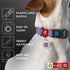 WAUDOG Reflective Cotton Dog Collar, Eco-Friendly Alternative for Small Medium Large Dogs with QR ID Tag