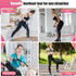Resistance Bands with Handles for Women, 5 Level Workout Bands for Physical Therapy, Yoga, Pilates, Door Anchor
