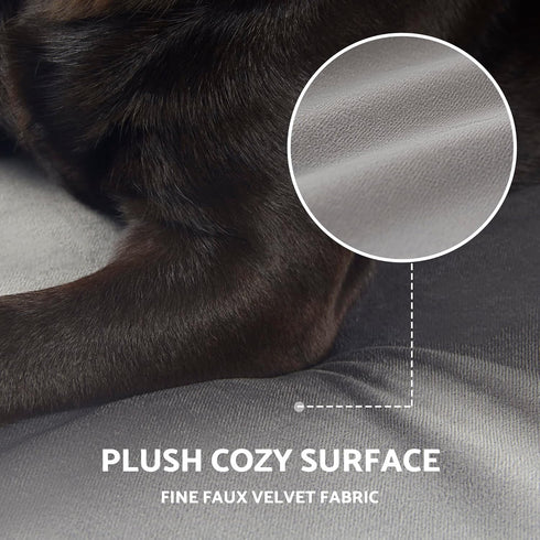 Washable Cooling Pet Bed, Certipur-Us Certified Memory Foam, Waterproof Inner Liner, 29" x 18", for Small & Medium Dogs