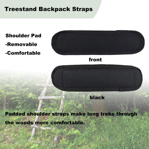 Tree Stand Backpack Straps - Utility Straps for Deer Hunting Accessories and Transport System