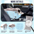 9 lbs, SlowTon Console Dog Car Seat - Portable Center Dog Car Seat for Small Dogs up to Washable Pet Carseat with Soft