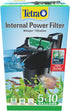 Tetra Whisper Internal Power Filter, Black, for 5 to 10 Gallon Aquariums with Air Pump
