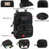 Tactical Mini Molle Hydration Pack, Outdoor Carrier with IFAK Pouch, US Flag, Med Patch, Hydropack for 2L Bladder