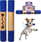 Interactive Durable Dog Chew Toys for Aggressive Small Medium Large Dogs - Indestructible Blue & Beige Stick Toy