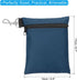 PATIKIL Golf Tee Pouch, Zipper Golf Ball Bag with Metal Lobster Claw Clip for Valuables Holder, Men Women