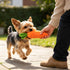 Tiosen Carrot Dog Toy with Squeaker, Bite-Resistant Soft Comfortable Dog Toys Plush Soft Material, for Small Medium
