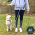 6in1 Multifunctional Dog Leash, Hands Free, Adjustable Length 6ft7in, Forest Print, (S)-Width 3/4", for Small and