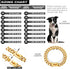 Dog Chain Collar Walking Training Collar with Design Secure Buckle, 19MM Black Cuban Link Heavy Duty Chew Proof Chain