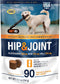 VetIQ Hip & Joint Supplement for Dogs, 90 Count, Chicken Flavored Soft Chews