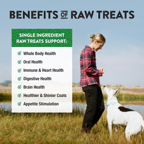 Northwest Naturals Raw Rewards Freeze-Dried Lamb Liver Treats for Dogs and Cats, 3 Oz