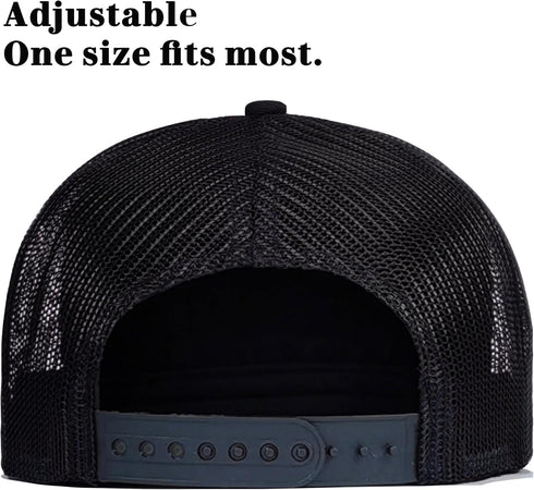 Fishing Gifts for Men Women - Funny Fish Flag Trucker Hat Baseball Cap for Fisherman Unique Stuff