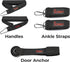 Sunny Health & Fitness Premium Resistance Band Set with Door Anchors, Handles & Carry Bag for Strength Training