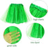 Weewooday 3 Pieces St. Patrick's Day Dog Costume, Mardi Gras Girl Dog Tutu Skirt and Bowtie Headband for Small Puppy