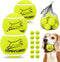 EXPAWLORER 12 Pack Tennis Toys for Dogs, 2.5 Inch Squeaky Balls for Aggressive Chewers, Perfect for All Dog Sizes