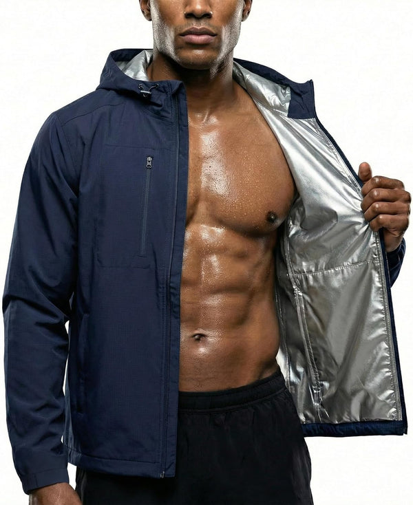 Junlan Sauna Suit for Men - Sweat Suit Sauna Jacket for Gym