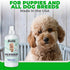Pack 16 oz We Love Doodles Large Slicker Brush & Lavender Detangler Spray - for Long-Haired Dogs, Dog Leave