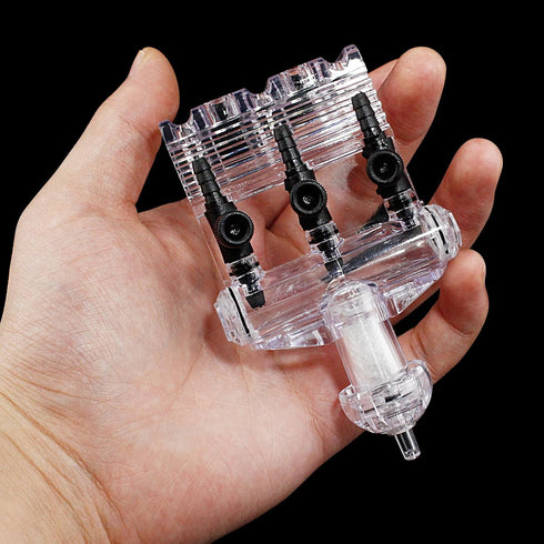 3-Way Aquarium Air Check Flow Control, Check Valve, Switch Gang Valve, Aquarium Accessories for Tank, Pump, Splitter