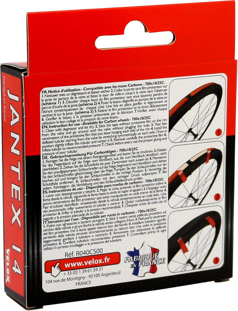 Velox Jantex 14 Tubular Rim Tape for 2 Wheels - R040CS00, Orange