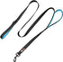6ft Dog Leash, Heavy Duty Reflective Traffic Padded Two Handle Lead for Large or Medium Dogs, Black