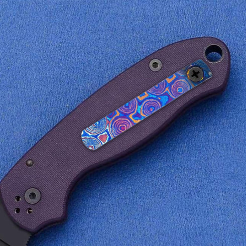 Obotsnoi Alloy Damascus Clip Premium Pocket Suitable with Select Cutter Models Sturdy Pocket Produced to Fit