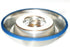 Mr. Peanut's Large Interactive Slow Feed Dog Bowl with Blue Base, Fun Healthy Bloat Stop Feeder