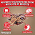 100% 8oz Powerpet Taffy Bites - Low Fat Premium Beef Jerky Treat, Natural Beef Esophagus Dog Chew, Highly Digestible